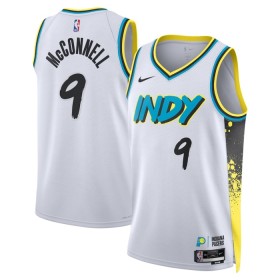 Dres Indiana Pacers TJ McConnell Nike 2024-25 City Edition Bijela Swingman